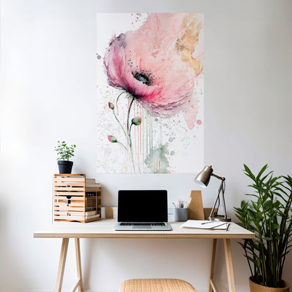 Poster verticale VIVID TRANQUILITY stacca e attacca