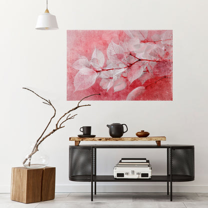 Poster orizzontale staccabile e attaccabile ETHERAL PETAL GLOW
