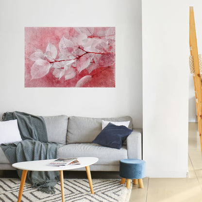 Poster orizzontale staccabile e attaccabile ETHERAL PETAL GLOW