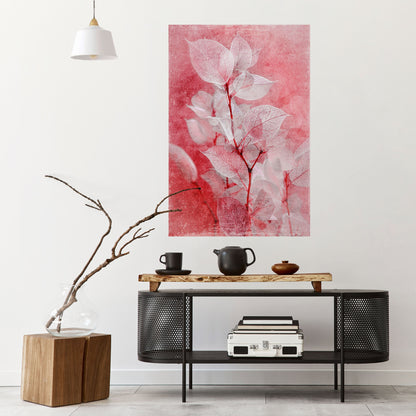 Poster verticale staccabile e attaccabile ETHERAL PETAL GLOW