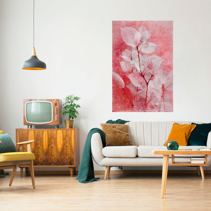 Poster verticale staccabile e attaccabile ETHERAL PETAL GLOW