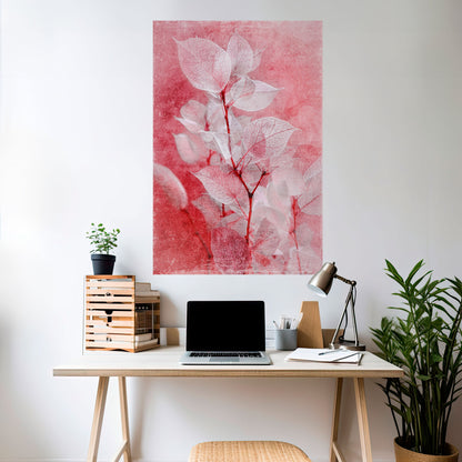Poster verticale staccabile e attaccabile ETHERAL PETAL GLOW