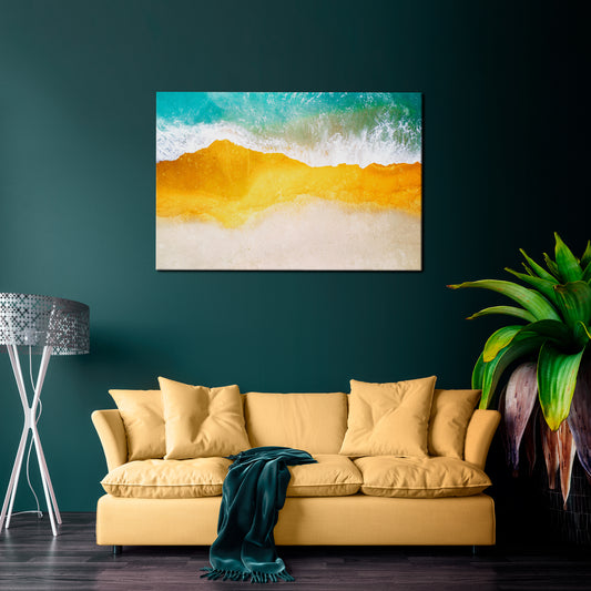 TRILOGY OF TIDES Horizontal Canvas Print