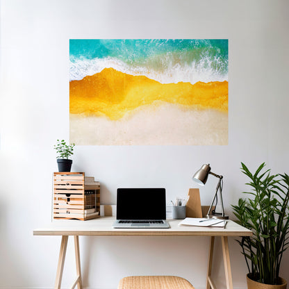 Poster orizzontale staccabile e attaccabile TRILOGIA DELLE MAREE