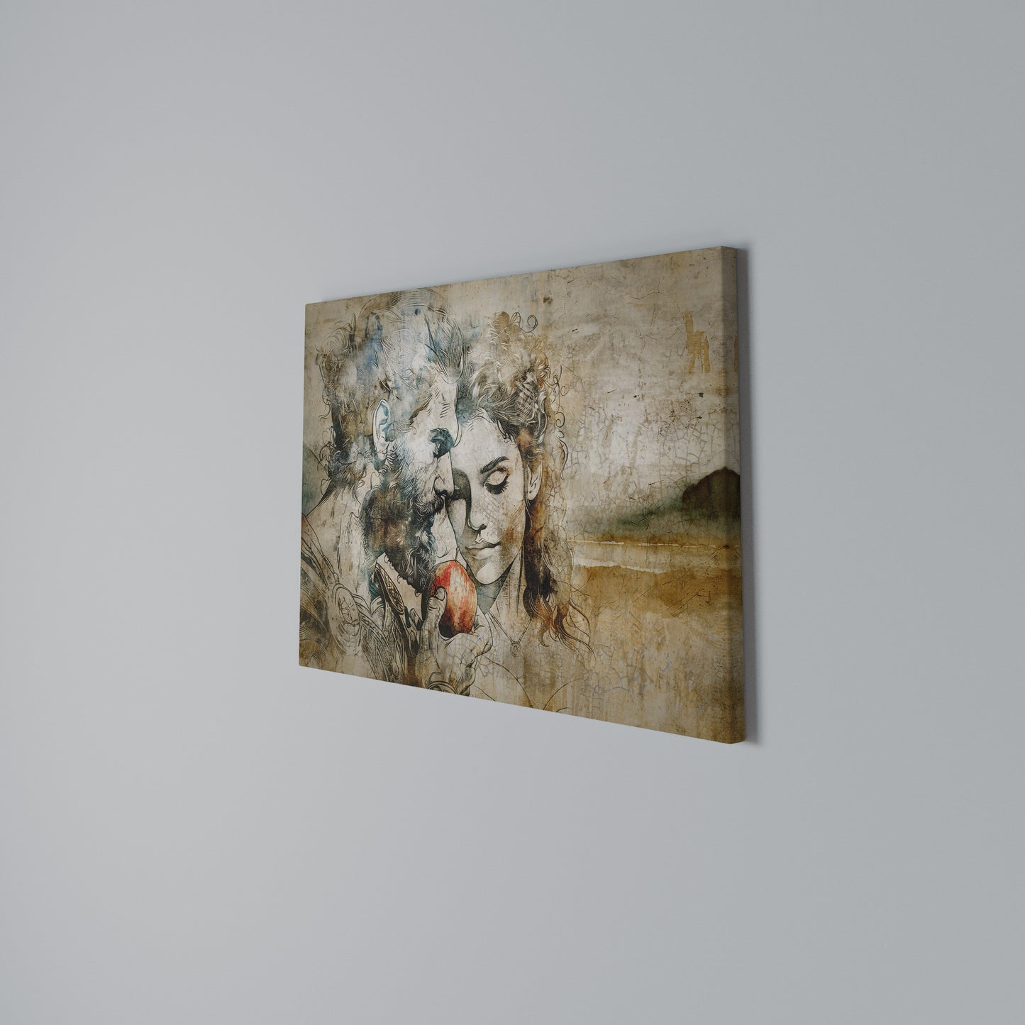 WHISPERS OF TEMPTATION Horizontal Canvas Print