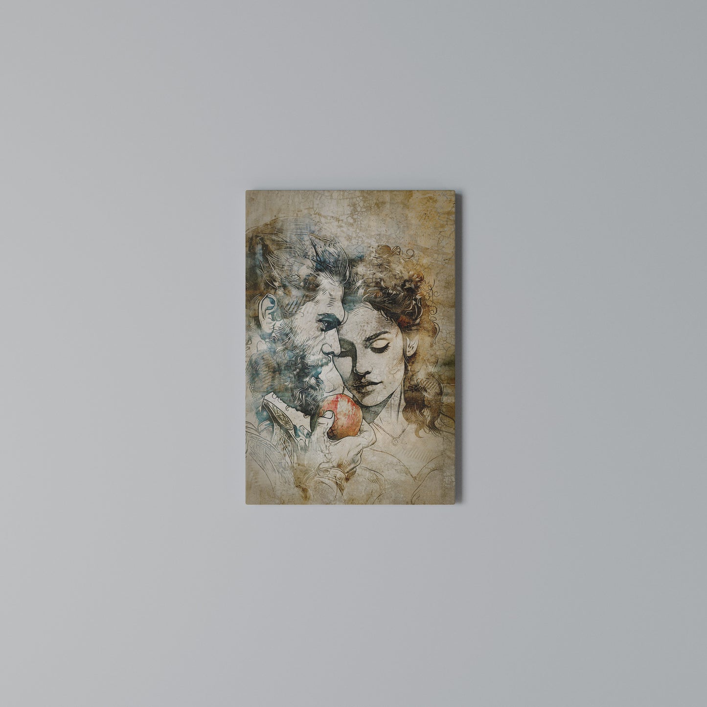 WHISPERS OF TEMPTATION Vertical Canvas Print