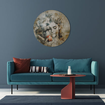 WHISPERS OF TEMPTATION Round Wall Art