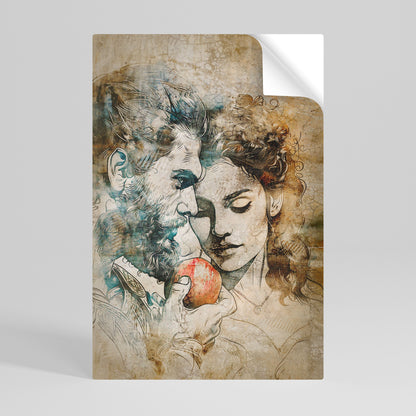 Poster verticale staccabile e attaccabile "SUSBURRI DI TENTAZIONE"