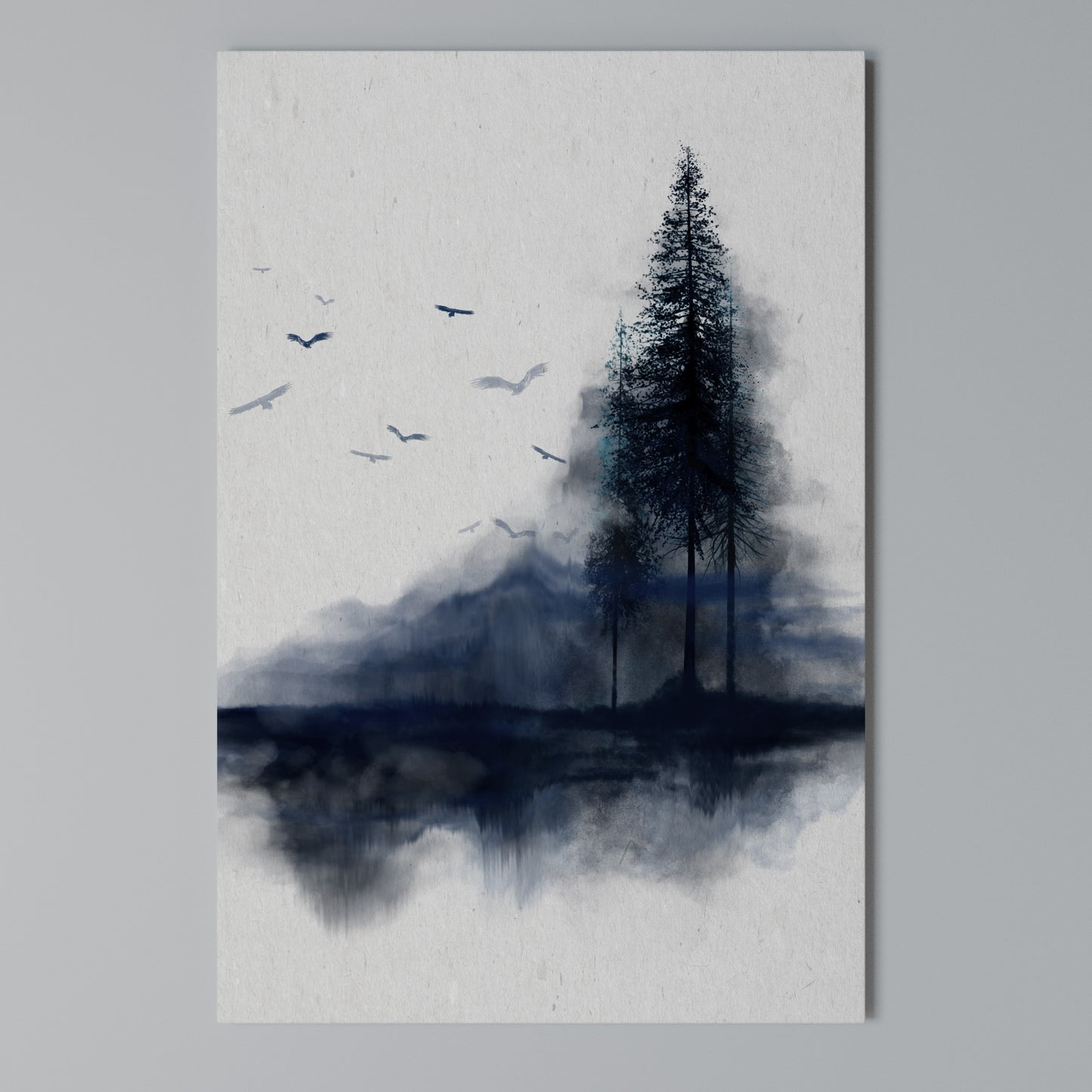 MISTY RECOLLECTION Stampa su Tela Verticale
