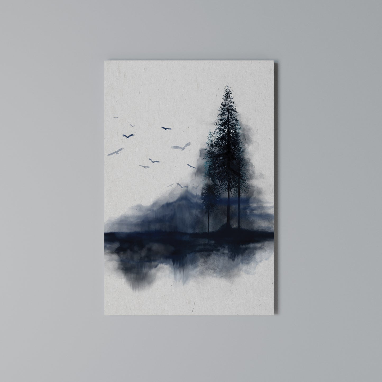 MISTY RECOLLECTION Stampa su Tela Verticale