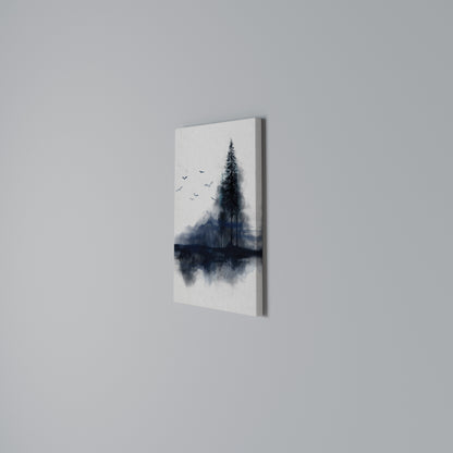 MISTY RECOLLECTION Stampa su Tela Verticale