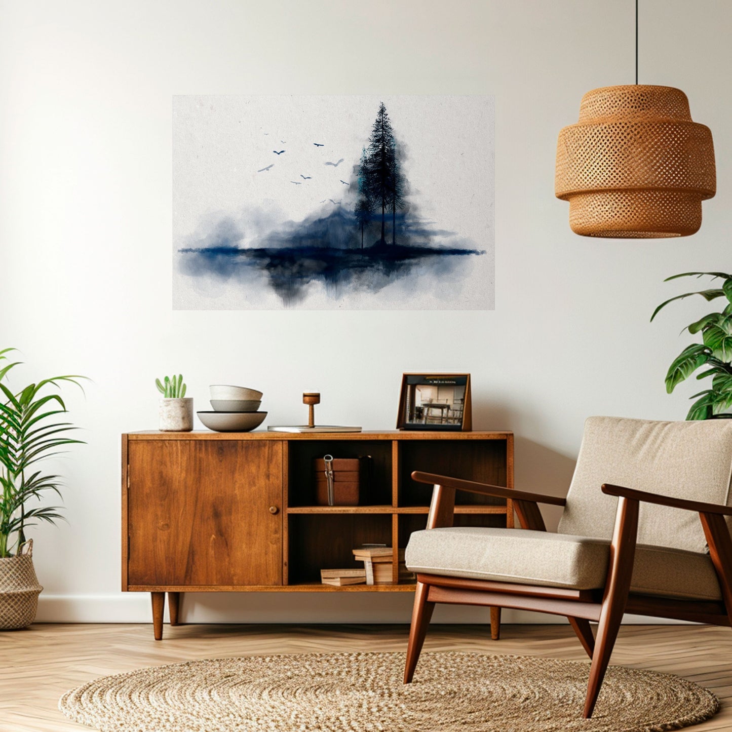 MISTY RECOLLECTION Poster orizzontale staccabile e attaccabile