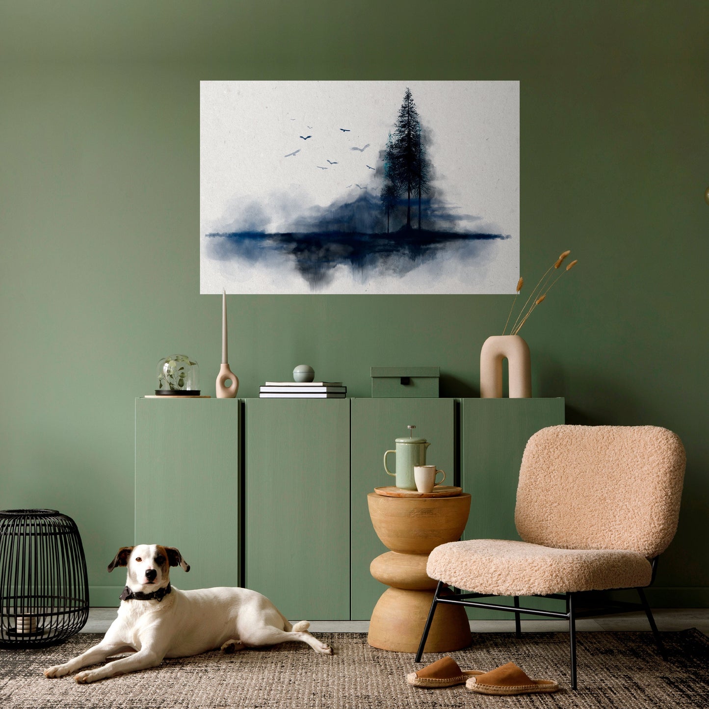 MISTY RECOLLECTION Poster orizzontale staccabile e attaccabile