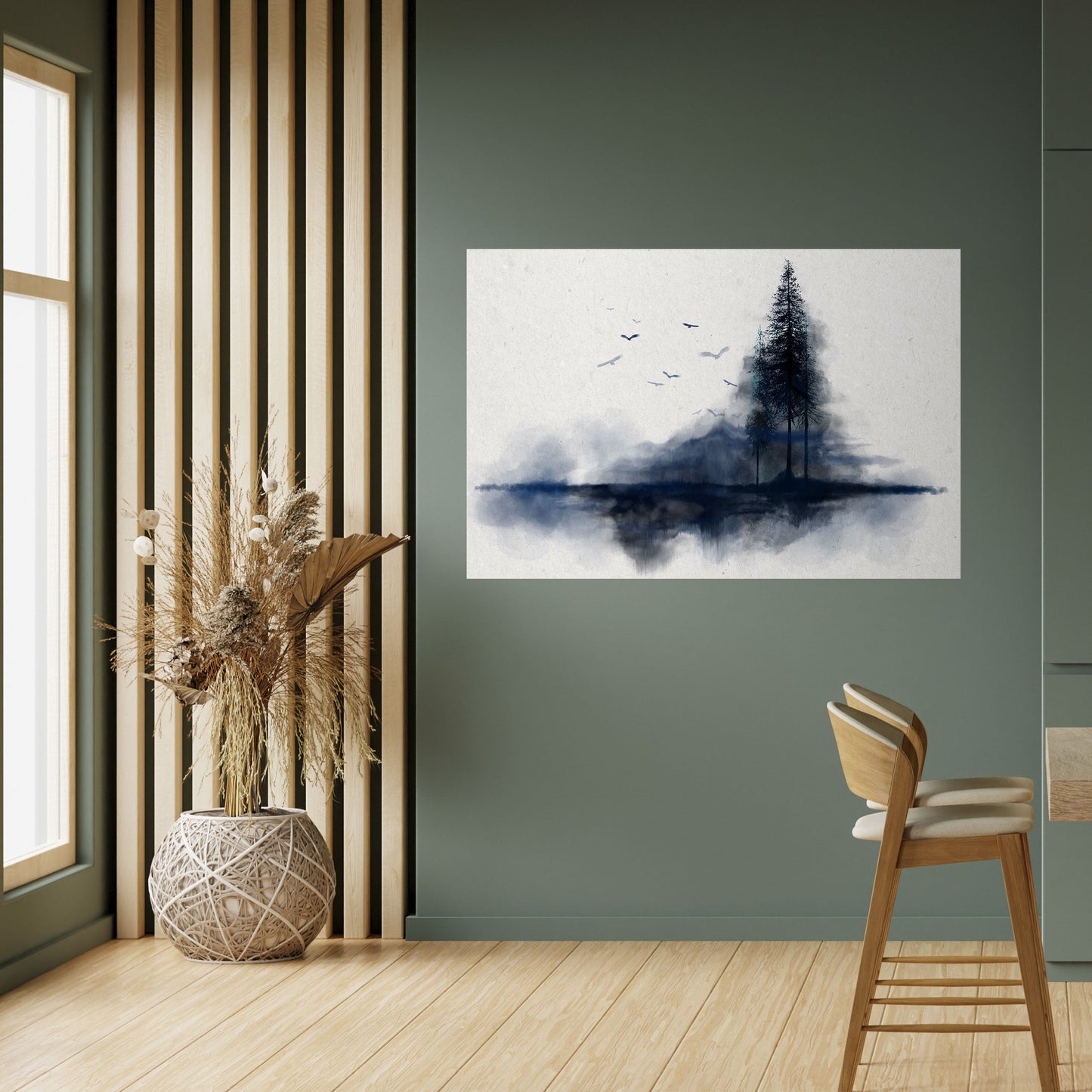 MISTY RECOLLECTION Poster orizzontale staccabile e attaccabile