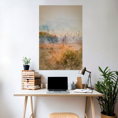 TRISTEZZA ESTIVA Poster verticale staccabile e attaccabile
