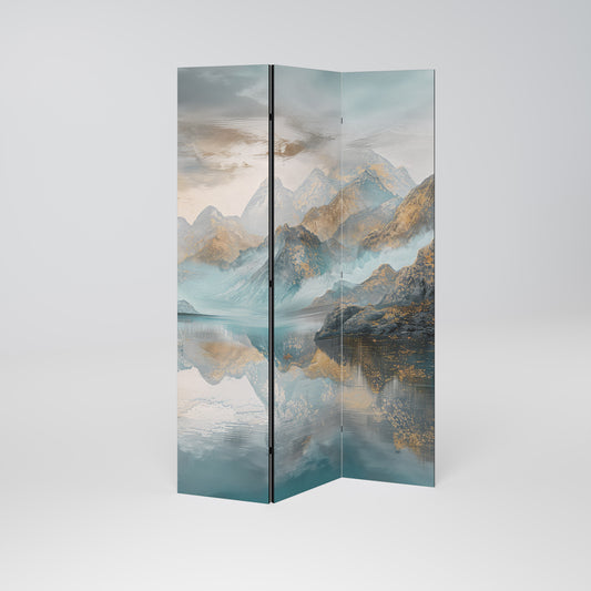 AZURE SUMMITS Divisorio decorativo per ambienti a 3 pannelli