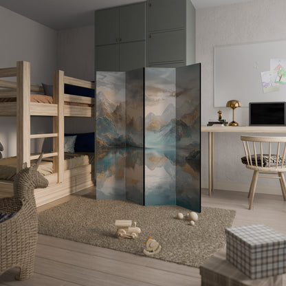 AZURE SUMMITS Decorative 4-Panel Room Divider
