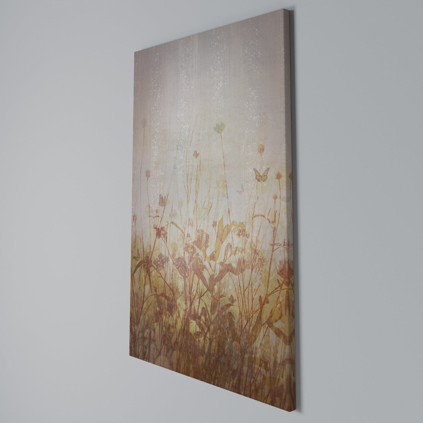 MEADOW BUTTERFLIES Stampa su Tela Verticale