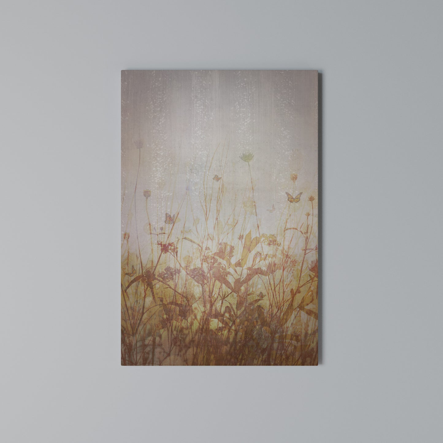 MEADOW BUTTERFLIES Stampa su Tela Verticale