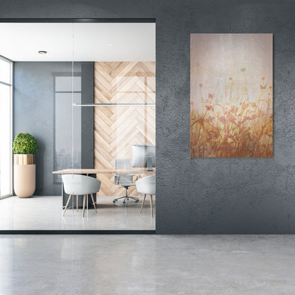 MEADOW BUTTERFLIES Stampa su tela verticale