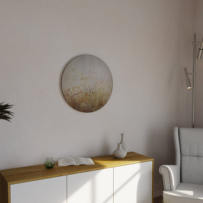 MEADOW BUTTERFLIES Round Wall Art