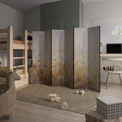 MEADOW BUTTERFLIES Divisorio decorativo per ambienti a 6 pannelli