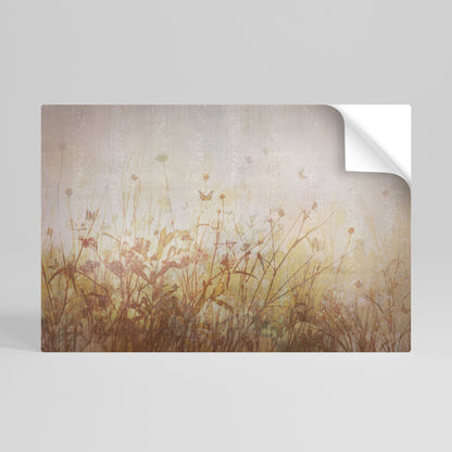 Poster orizzontale staccabile e attaccabile MEADOW BUTTERFLIES