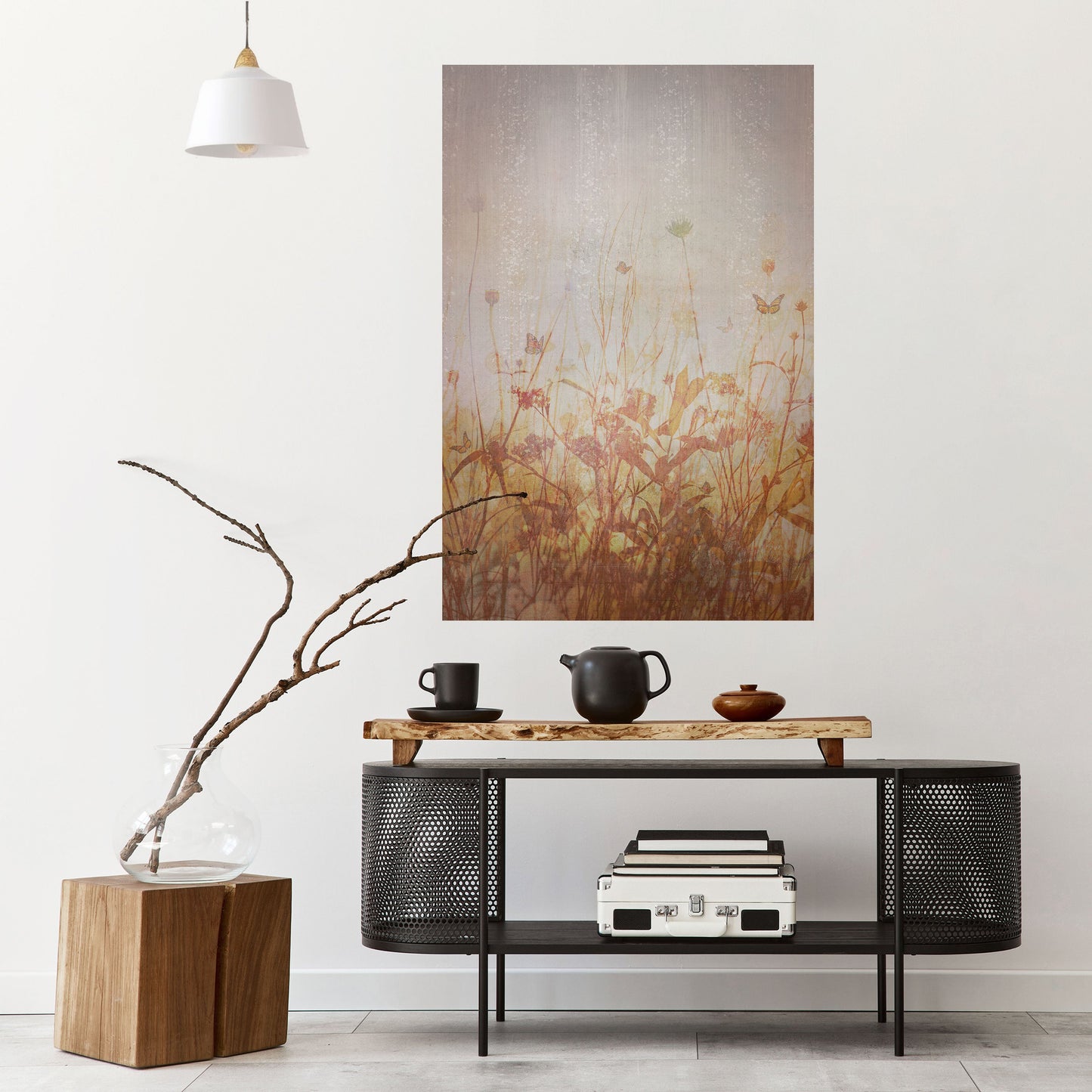 Poster verticale staccabile e attaccabile MEADOW BUTTERFLIES