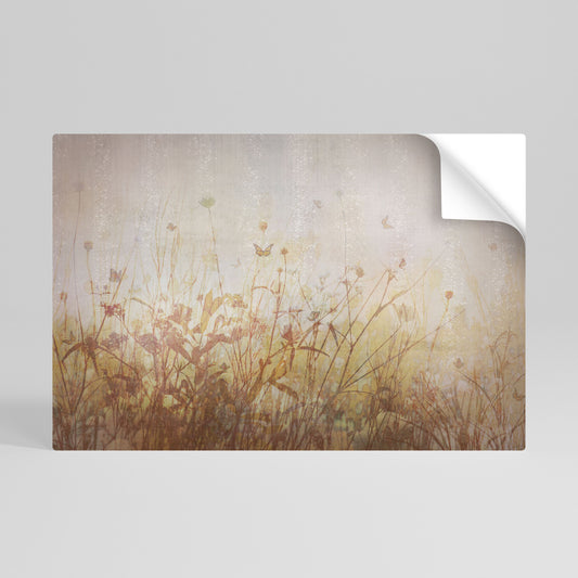 Poster orizzontale staccabile e attaccabile MEADOW BUTTERFLIES