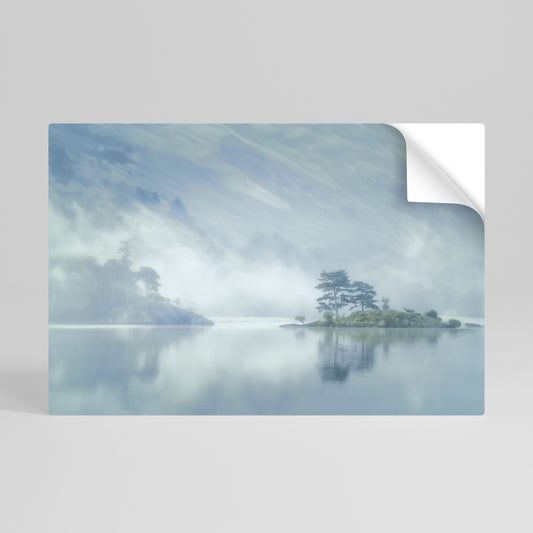 SILVER LAKE Poster orizzontale staccabile e attaccabile