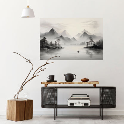 Poster orizzontale staccabile e attaccabile ASIAN VENTURE