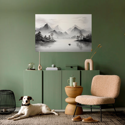 Poster orizzontale staccabile e attaccabile ASIAN VENTURE