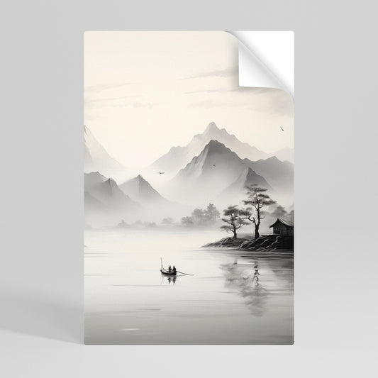 ASIAN VENTURE Poster verticale staccabile e attaccabile
