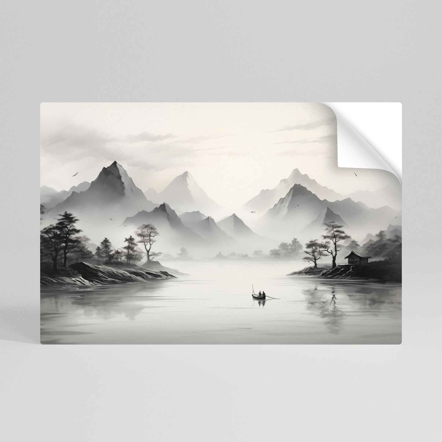 Poster orizzontale staccabile e attaccabile ASIAN VENTURE