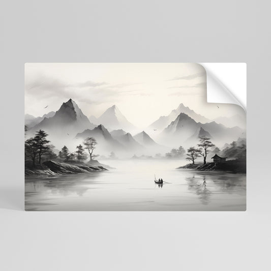 Poster orizzontale staccabile e attaccabile ASIAN VENTURE