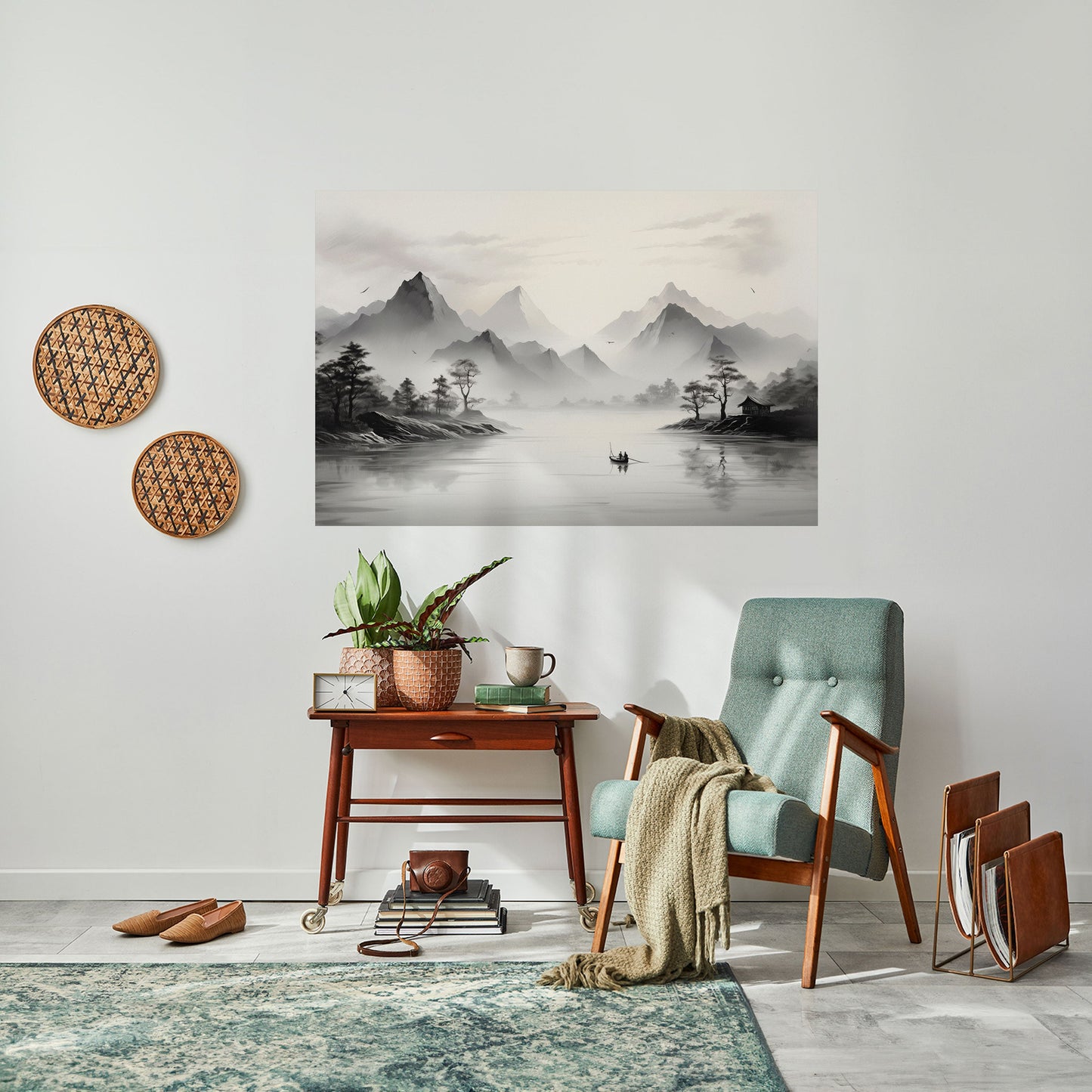 Poster orizzontale staccabile e attaccabile ASIAN VENTURE
