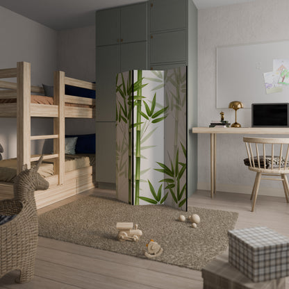 SERENE BAMBOO WHISPERS Divisorio decorativo per ambienti a 3 pannelli