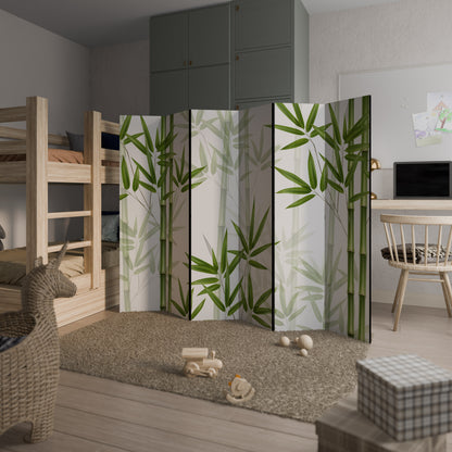 SERENE BAMBOO WHISPERS Divisorio decorativo per ambienti a 6 pannelli
