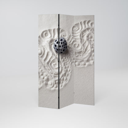 Serenity decorativo divisorio per ambienti a 3 pannelli SAND SCULPTED SERENITY