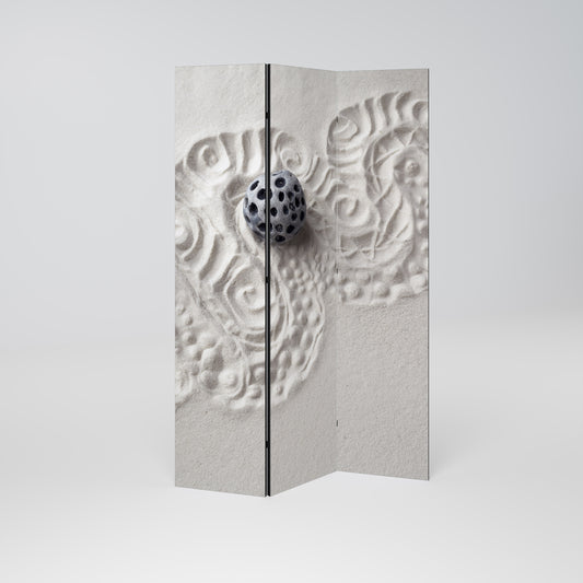 Serenity decorativo divisorio per ambienti a 3 pannelli SAND SCULPTED SERENITY