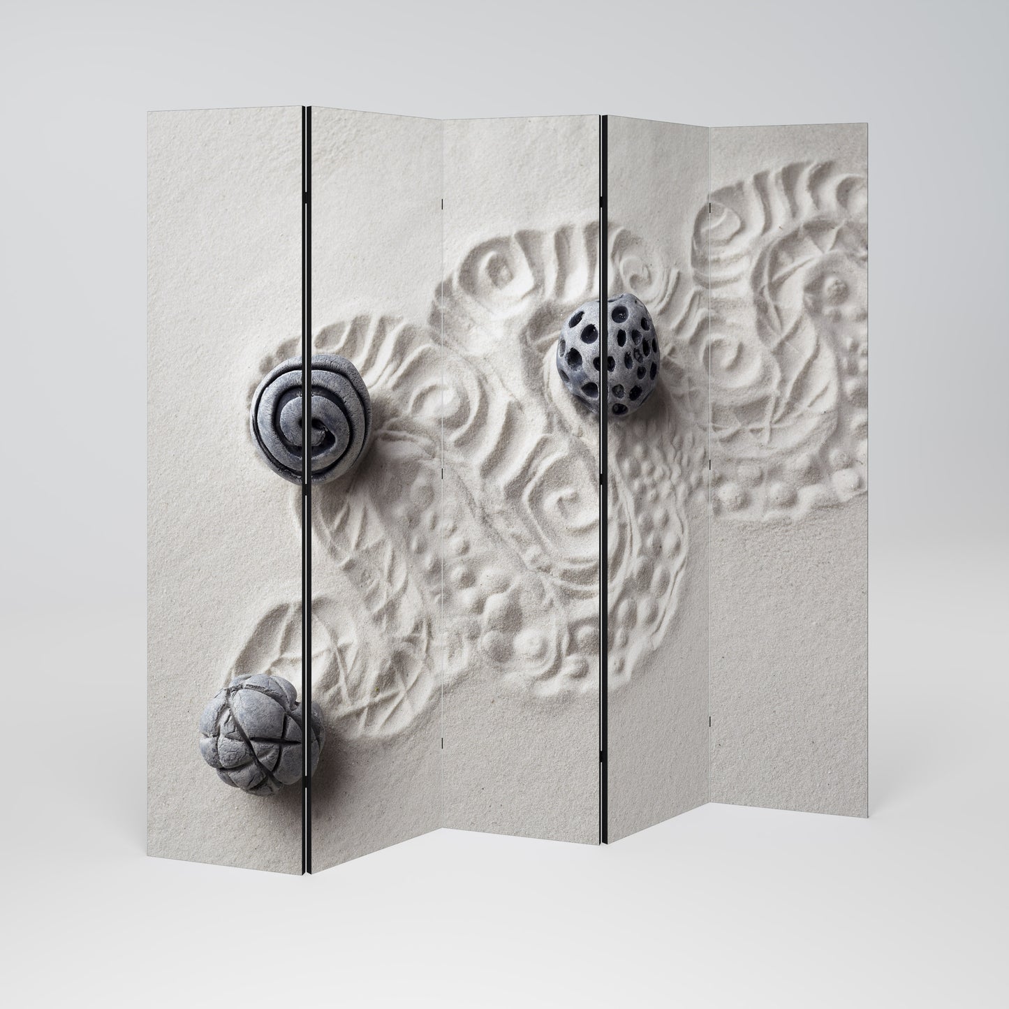 Serenity decorativo a 5 pannelli SAND SCULPTED SERENITY