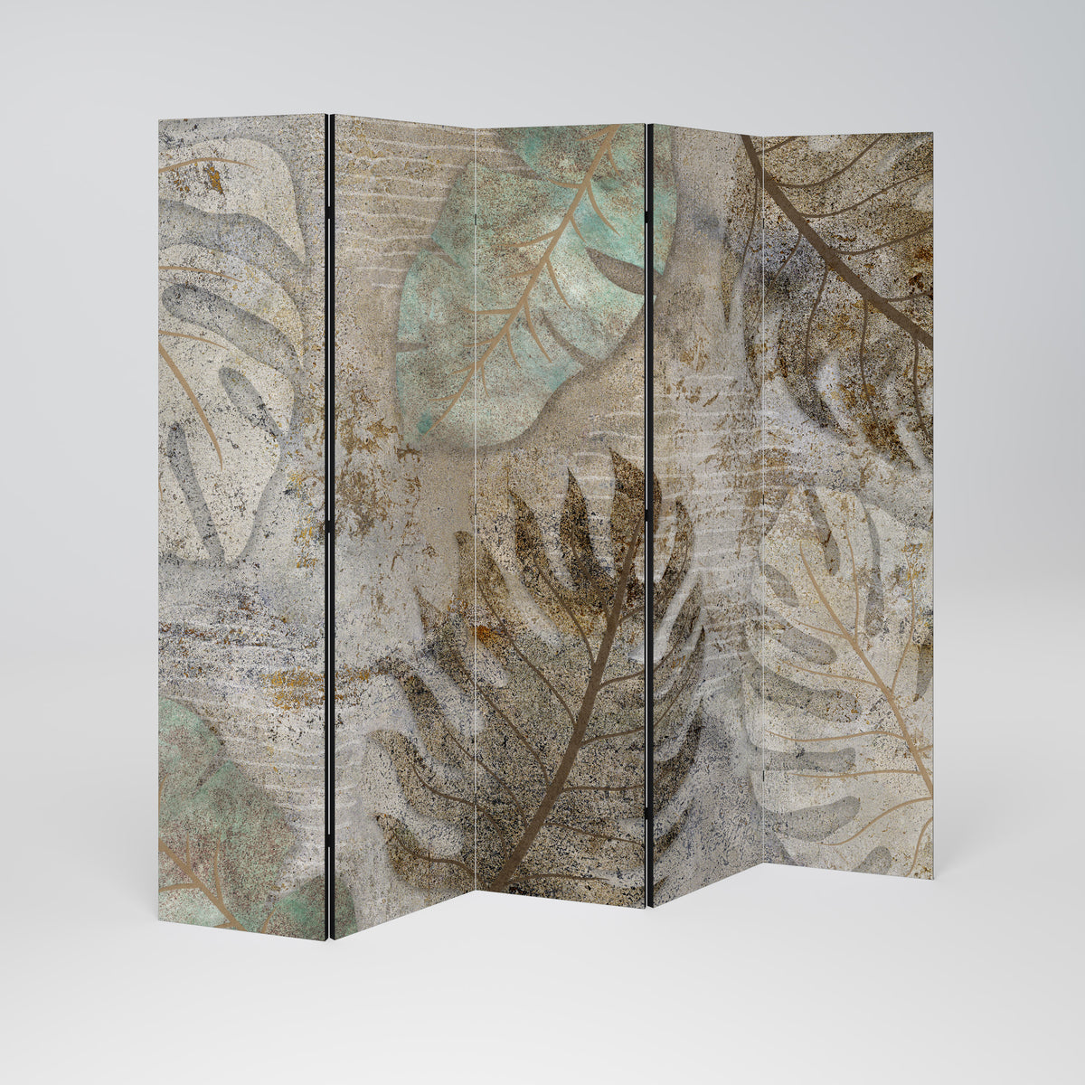 TEXTURED TRANQUILITY Paravento Decorativo a 5 Pannelli