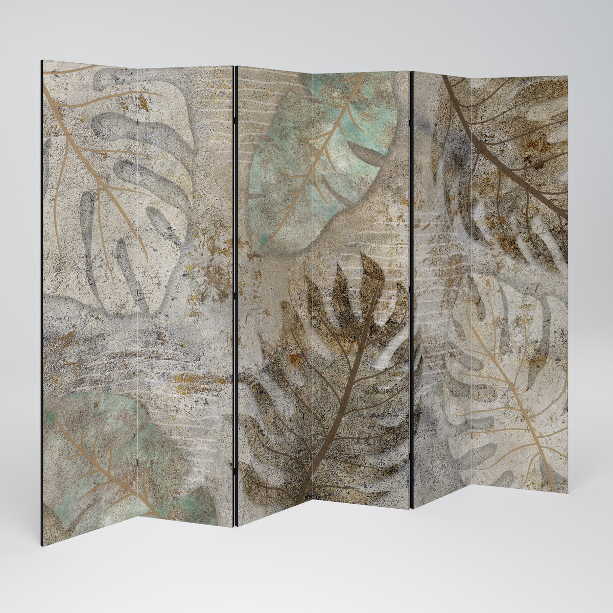 TEXTURED TRANQUILITY Paravento Decorativo a 6 Pannelli