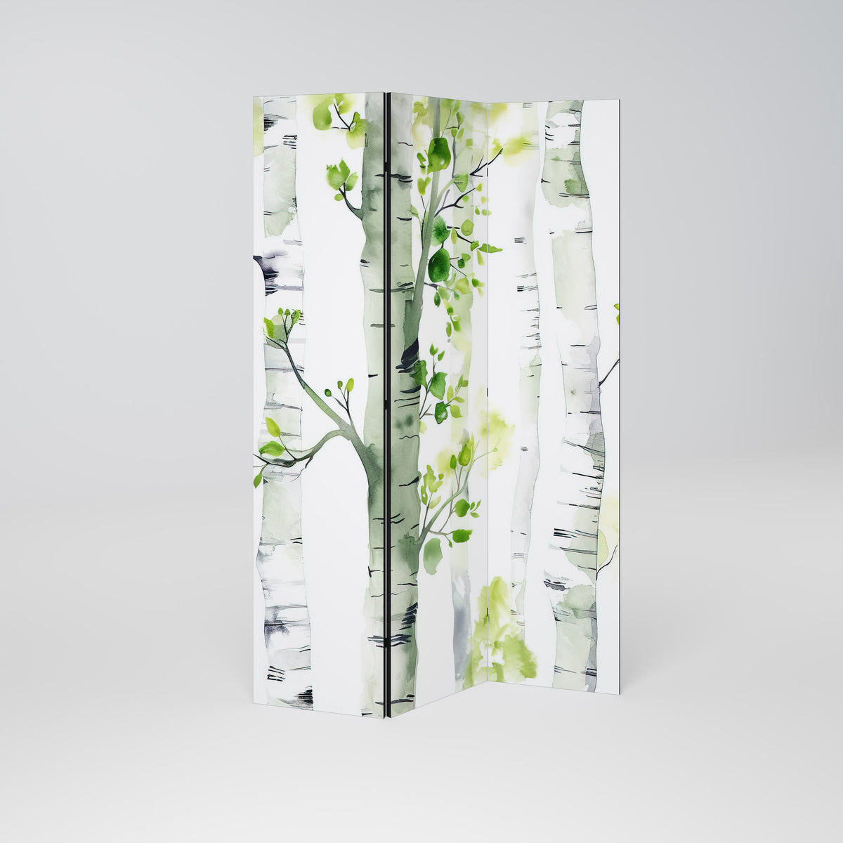 BIRCHY SOLACE Paravento Decorativo a 3 Pannelli