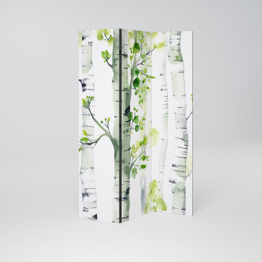 BIRCHY SOLACE Divisorio decorativo per ambienti a 3 pannelli