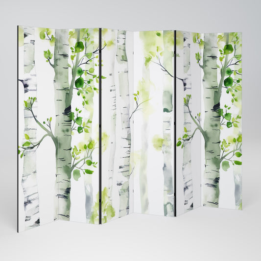 BIRCHY SOLACE Divisorio decorativo per ambienti a 6 pannelli
