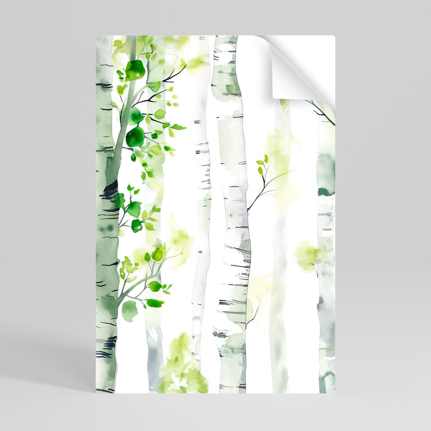 BIRCHY SOLACE Poster verticale staccabile e attaccabile