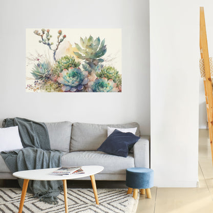 Poster orizzontale staccabile e attaccabile SECRET GARDEN