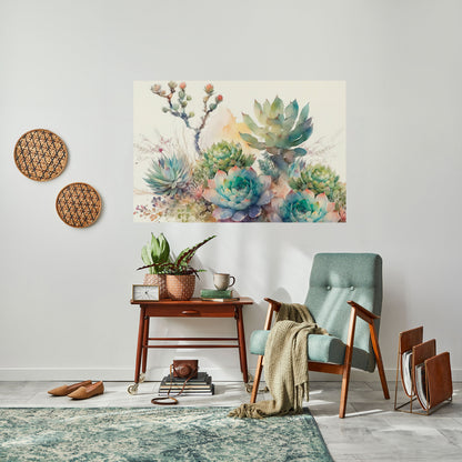 Poster orizzontale staccabile e attaccabile SECRET GARDEN