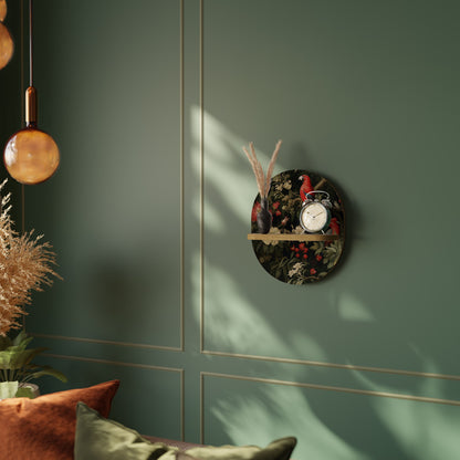 Mensola ovale AVIAN BLOSSOMS in effetto rovere